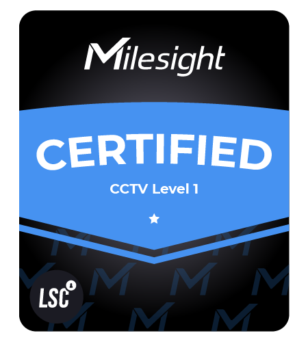 Milesight CCTV Fundamentals Level 1 badge