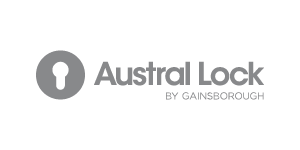 Austral Lock logo bw